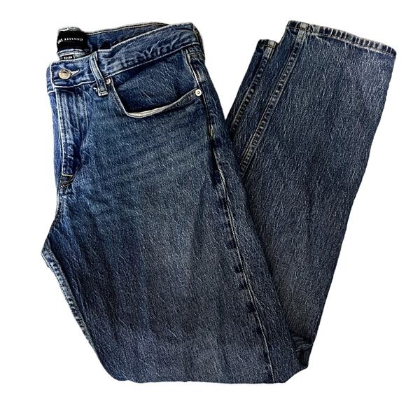American Vintage Dark Blue Denim Mom Jeans Size 32 x 32 - Picture 1 of 4